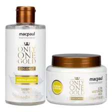 Kit Coconut Shampoo E Máscara Only One Gold Coconut Macpaul Foto  mini 1
