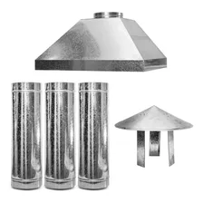 Kit Coifa Em Galvanizado Completa 220v Foto  mini 1