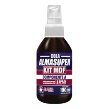 Kit Cola Almata Almasuper Mdf Ativador e Adesivo Cor Branco Foto mini 4