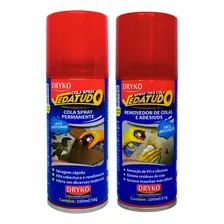 Kit Cola E Tira Cola Em Spray 100ml Removedor Adesivo Dryko Foto  mini 1