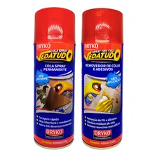 Kit Cola E Tira Cola Em Spray 400ml Removedor Adesivo Dryko Foto  mini 1