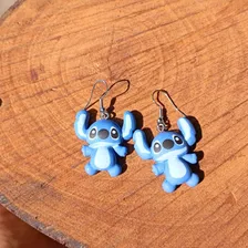 Kit Colar E Brincos Lilo Stitch Disney Geek Filme Anime Foto mini 4
