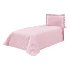 Kit Colcha Cobre-leito Kaique 2 Peças Rosa Solteiro Foto mini  2