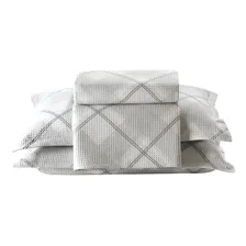 Kit Colcha Madras Dohler Casal Piquet Favo 100% Algodão Foto mini 1