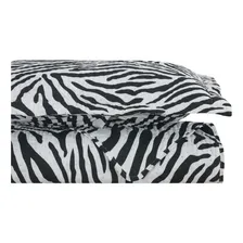 Kit Colcha Solteiro 2pçs Cobreleito Bouti Onça Zebra Habitat Foto mini 3