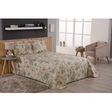 Kit Colcha Viena Casal King 3 Peças Estampado Margarida Foto  mini 1