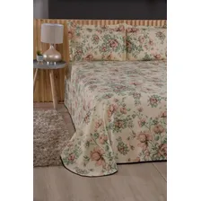 Kit Colcha Viena Casal King 3 Peças Estampado Margarida Foto mini  2