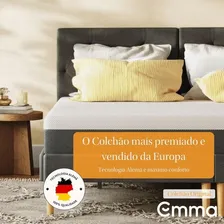 Kit Colchão + Cama Box Emma Original Queen (158x198cm) Cinza Foto mini 4