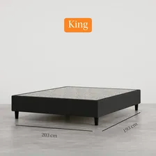 Kit Colchão Emma Duo King e Cama Box 193 cm x 203 cm Cinza Claro Foto mini 2