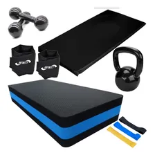 Kit Colchonete + Caneleira 4 Kg + Kit Mini Band +step+halter Foto  mini 1