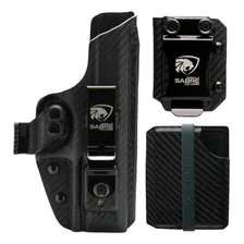 Kit Coldre+porta Carregador+carteira Sabre Taurus G2c Destro Cor Preto Fibra De Carbono Foto mini 1