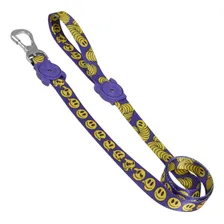 Kit Coleira e Guia para Cachorro Padrão Zeetown Cor Zmiley Estrelas Tamanho da Coleira M Zee Dog Collar Regularleash Foto mini 3