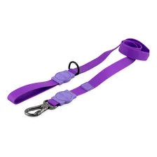 Kit Coleira Para Cachorro Impermeável + Guia Purple Waterproof Tamanho Da Coleira M Foto mini 3