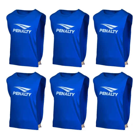 Kit Colete Penalty Futebol De Treino Esportivo Z379 Cor Xxiv Royal Foto 1