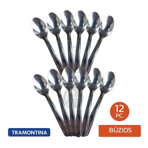 Kit Colher De Café / Chá 12 Pç Búzios Inox - Tramontina Foto 1