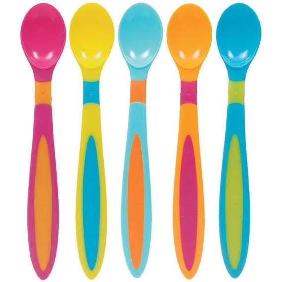 Kit Colher Multicor Com 5 Unidades Buba Foto 1