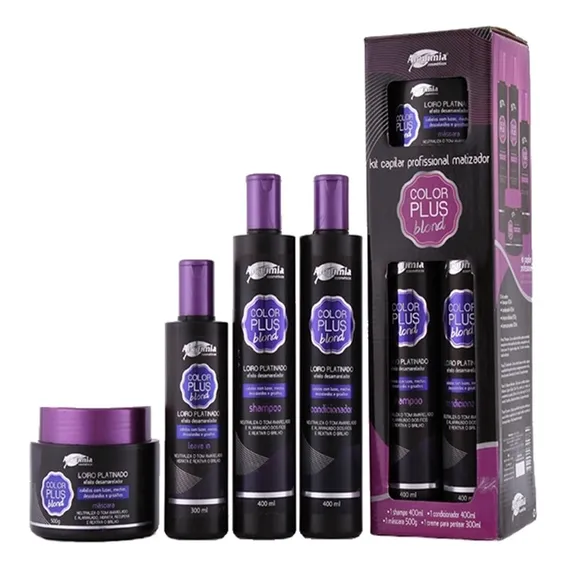 Kit Color Plus Blond Loiro Platinado Matizador Alquimia Foto 1