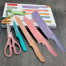 Kit Colorido Inox 6 Peças Foto mini 4