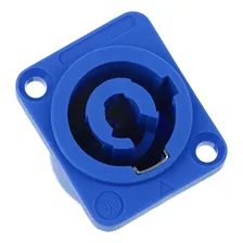 Kit Com 02 Conectores Speakon Powercon Macho E Femea 3 Vias Foto mini 4