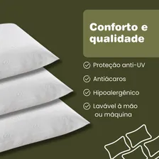 Kit com 02 Travesseiro De Bambu 50x70cm Foto mini 2