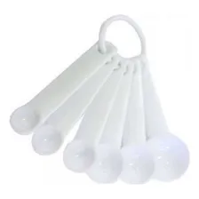 Kit Com 05 Colheres Medidoras Em Plástico Art House Foto mini 2