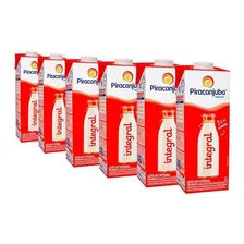 Kit Com 06 Leites Piracanjuba Uht Integral Com Tampa 1l Foto mini 1