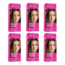 Kit Com 06 Tintas Alta Moda 7.3 Louro Dourado Alfaparf Foto mini 1