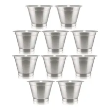 Kit Com 10 Balde De Gelo Cerveja 7 Litros AlumÃnio Reforçado Foto mini 1