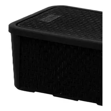 Kit Com 10 Caixas/cestos Organizadoras Rattan 5,8 Litros Foto mini 3