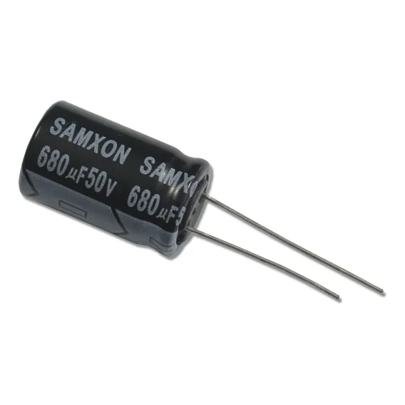 Kit Com 10 Capacitor Eletrolítico Samxon 680uf 50v 105 Foto 1