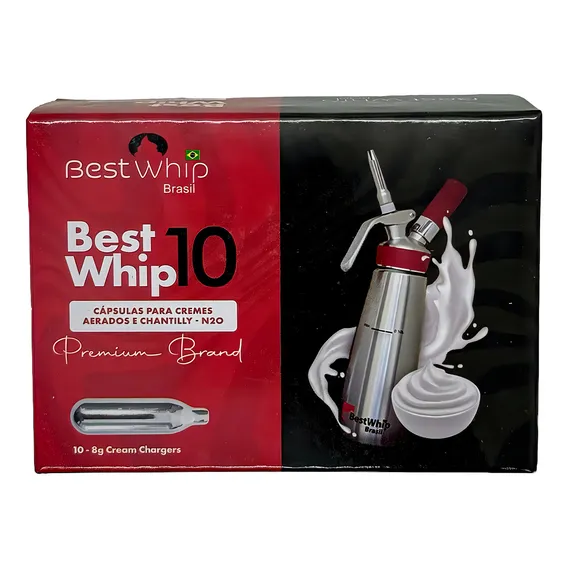 Kit Com 10 Cápsulas Para Chantilly Best Whip Foto 1