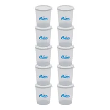 Kit Com 10 Copos Dosadores Para Bebês Pote Leite 60ml Foto mini 3