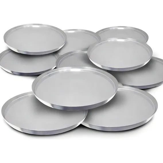 Kit Com 10 Formas Para Pizza 30 Cm Em Aluminio Foto 1