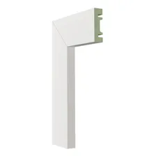 Kit Com 10 Guarnição De Mdf 5cm X 15mm X 2,40m Liso Bh Foto  mini 1