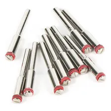Kit Com 10 Hastes De 3mm Para Disco De Corte Micro Retifica Foto mini 1
