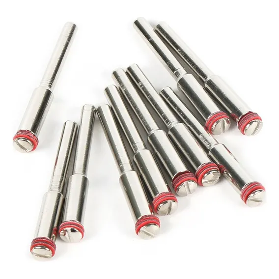 Kit Com 10 Hastes De 3mm Para Disco De Corte Micro Retifica Foto 1