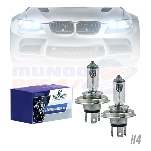 Kit Com 10 Lâmpadas H4 12v Halógena Comum Foto 1