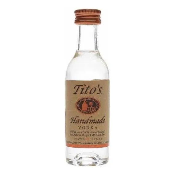 Kit Com 10 Miniaturas Vodka Titos Handmade 50ml Originais Foto 1
