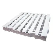 Kit Com 10 Paletes Piso Em Plástico Modular 40x40x4,5 Foto mini 1