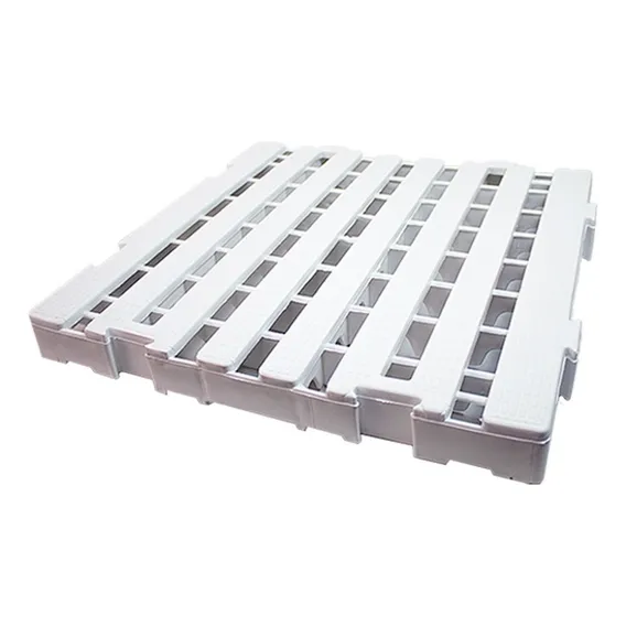 Kit Com 10 Paletes Piso Em Plástico Modular 40x40x4,5 Foto 1