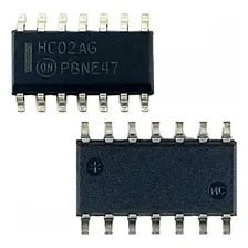 Kit Com 10 Peças Ci Porta Lógica Nor Smd - Hc02ag Foto mini 4