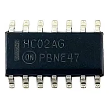 Kit Com 10 Peças Ci Porta Lógica Nor Smd - Hc02ag Foto mini 2