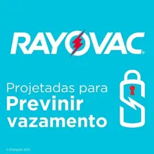 Kit Com 10 Pilha Alcalina Grande Rayovac D - - Lacrada Foto mini 3