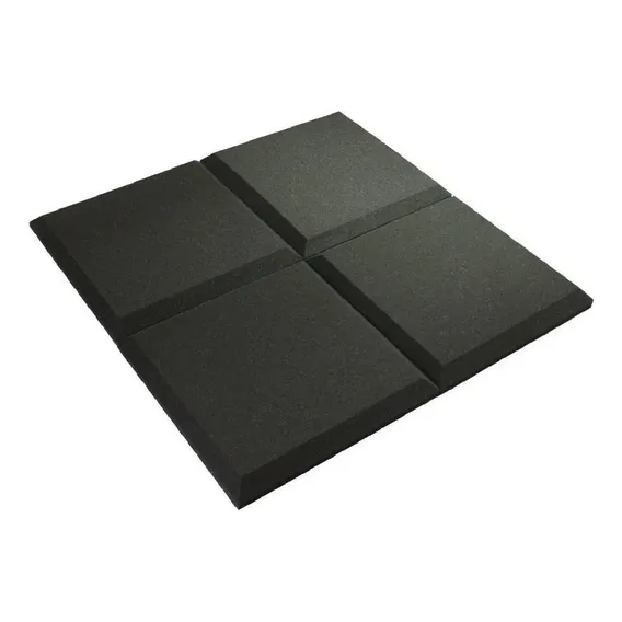 Kit Com 10 Placas De Espuma Acústica Antichamas Decorativa Foto 1