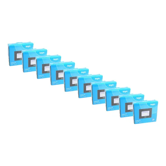 Kit Com 10 Refletores Elgin 10w Luz Branco Frio 6500k Foto 1