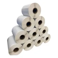 Kit Com 10 Rolos Etiqueta Couche 100x80 Foto  mini 1