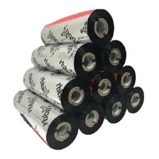 Kit Com 10 Rolos Ribbon Cera 110mm X 74m Foto mini 1