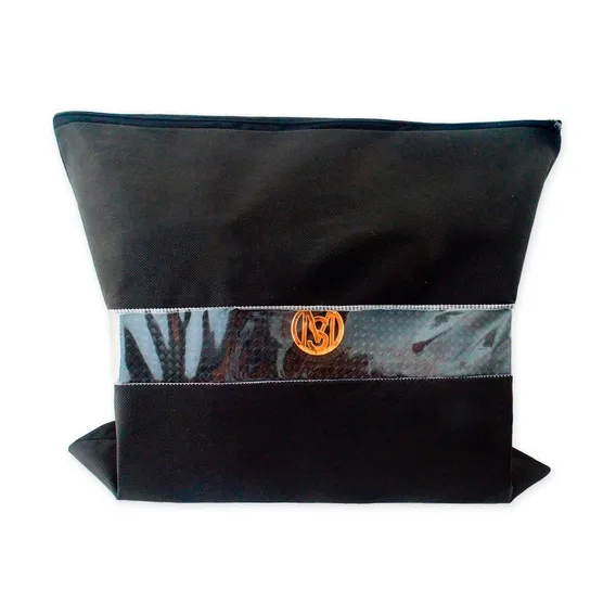 Kit Com 10 Sacos Para Bolsa Com Zíper - 43x50cm (tam. G) Cor Preto Foto 1