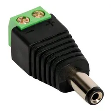 Kit Com 100 Conectores Plug P4 Macho Com Borne Para Cftv Foto mini  2