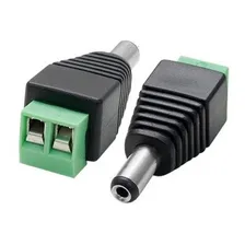 Kit Com 100 Conectores Plug P4 Macho Com Borne Para Cftv Foto mini 4